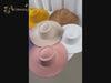 Classic British Style Big Wide Brim Fedora Hat For Women Winter Felt