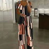 Printed Jumpsuit Summer V Neck Off Shoulder Short Sleeve Romper-Casual Jumpsuits & Rompers-Arimonz-Arimonz