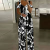 Printed Jumpsuit Summer V Neck Off Shoulder Short Sleeve Romper-Casual Jumpsuits & Rompers-Arimonz-Arimonz