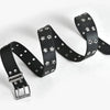 Punk Style Chain Belt Adjustable Hollow Star Double Metal Buckle-Belts-Arimonz-Arimonz