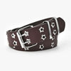 Punk Style Chain Belt Adjustable Hollow Star Double Metal Buckle-Belts-Arimonz-Arimonz