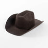 Pure Wool Cowboy Top Hat Felt Cowgirl Fedora for Autumn and Winter-Hats-Arimonz-Arimonz