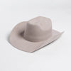 Pure Wool Cowboy Top Hat Felt Cowgirl Fedora for Autumn and Winter-Hats-Arimonz-Light Grey-22in-Arimonz