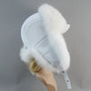 Real Leather Fox Fur Women Hat Snow Skiing Earflap Winter Outdoor Cap-Winter Hats-Arimonz-Arimonz