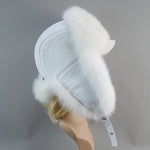 Real Leather Fox Fur Women Hat Snow Skiing Earflap Winter Outdoor Cap-Winter Hats-Arimonz-Arimonz