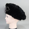 Real Rex Rabbit Fur Beanie Natural Knitted Fur Beret Warm Winter Hat-Winter Hats-Arimonz-Arimonz