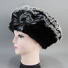 Real Rex Rabbit Fur Beanie Natural Knitted Fur Beret Warm Winter Hat-Winter Hats-Arimonz-Arimonz