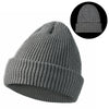 Reflective Knitted Hat Windproof Thick Beanie Outdoor Warm Skull Cap-Hats-Arimonz-Arimonz