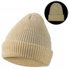 Reflective Knitted Hat Windproof Thick Beanie Outdoor Warm Skull Cap-Hats-Arimonz-Arimonz