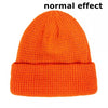 Reflective Knitted Hat Windproof Thick Beanie Outdoor Warm Skull Cap-Hats-Arimonz-Arimonz
