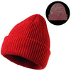 Reflective Knitted Hat Windproof Thick Beanie Outdoor Warm Skull Cap-Hats-Arimonz-Arimonz