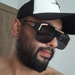 Retro Big Square Oversized Designer Sunglasses Fashion Shades Sunglass-Sunglasses-Arimonz-Arimonz