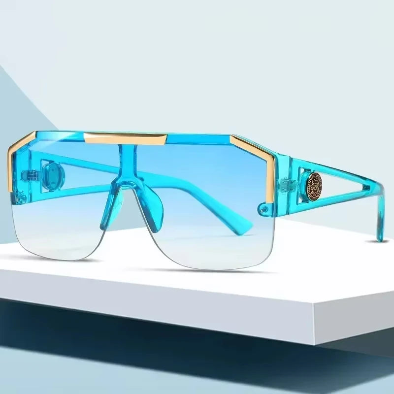 Retro Big Square Oversized Designer Sunglasses Fashion Shades Sunglass-Sunglasses-Arimonz-Arimonz