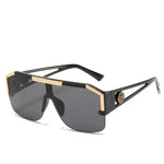 Retro Big Square Oversized Designer Sunglasses Fashion Shades Sunglass-Sunglasses-Arimonz-Black-Arimonz