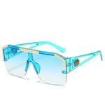 Retro Big Square Oversized Designer Sunglasses Fashion Shades Sunglass-Sunglasses-Arimonz-Blue-Arimonz