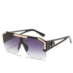 Retro Big Square Oversized Designer Sunglasses Fashion Shades Sunglass-Sunglasses-Arimonz-Gray-Arimonz