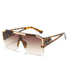 Retro Big Square Oversized Designer Sunglasses Fashion Shades Sunglass-Sunglasses-Arimonz-Leopard-Arimonz