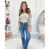 Retro Edge Washed Double Buckle High Waist Straight-Leg Jeans-Skinny Jeans-Arimonz-Blue-XS-Arimonz