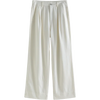 Retro Loose Straight White Jeans for Women Spring High Waist Trouser-Pants-Arimonz-WHITE-M-Arimonz