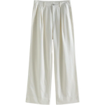 Retro Loose Straight White Jeans for Women Spring High Waist Trouser-Pants-Arimonz-WHITE-M-Arimonz