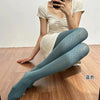 Retro Vertical Stripe Tights Wave Plaid Pantyhose Bottoming Stockings-Socks & Tights-Arimonz-Blue-Arimonz