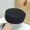 Retro Wool Felt Newsboy Hat Fashion Formal Hard Top Wool Beret Cap-Winter Hats-Arimonz-Arimonz