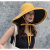 Reversible Wide Brim Sun Hat Wired Edge Beach Bucket Fishing Hat-Summer Hats-Arimonz-Arimonz