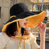 Reversible Wide Brim Sun Hat Wired Edge Beach Bucket Fishing Hat-Summer Hats-Arimonz-Arimonz