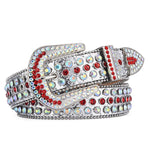 Rhinestone Large Size Belt Women Belt Western Denim Shiny Rivet Design-Belts-Arimonz-Arimonz