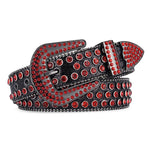 Rhinestone Large Size Belt Women Belt Western Denim Shiny Rivet Design-Belts-Arimonz-Arimonz