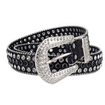 Rhinestone Large Size Belt Women Belt Western Denim Shiny Rivet Design-Belts-Arimonz-Other-105cm/41inches-Arimonz