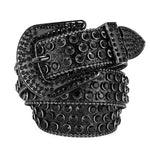 Rhinestone Large Size Belt Women Belt Western Denim Shiny Rivet Design-Belts-Arimonz-Arimonz