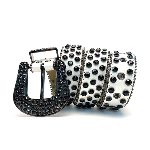 Rhinestone Women's Belt Western Shiny Rivet Design Y2K Style Belt-Belts-Arimonz-Arimonz