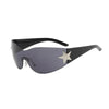 Rimless Decoration Integrated Y2K Fashion Beach Party Sunglasses-Sunglasses-Arimonz-Arimonz