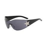 Rimless Decoration Integrated Y2K Fashion Beach Party Sunglasses-Sunglasses-Arimonz-Arimonz
