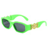 Rimless Decoration Integrated Y2K Fashion Beach Party Sunglasses-Sunglasses-Arimonz-Green-Arimonz