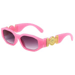 Rimless Decoration Integrated Y2K Fashion Beach Party Sunglasses-Sunglasses-Arimonz-Pink-Arimonz