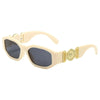 Rimless Decoration Integrated Y2K Fashion Beach Party Sunglasses-Sunglasses-Arimonz-Rice-Arimonz
