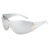 Rimless Decoration Integrated Y2K Fashion Beach Party Sunglasses-Sunglasses-Arimonz-Silver Silver-Arimonz