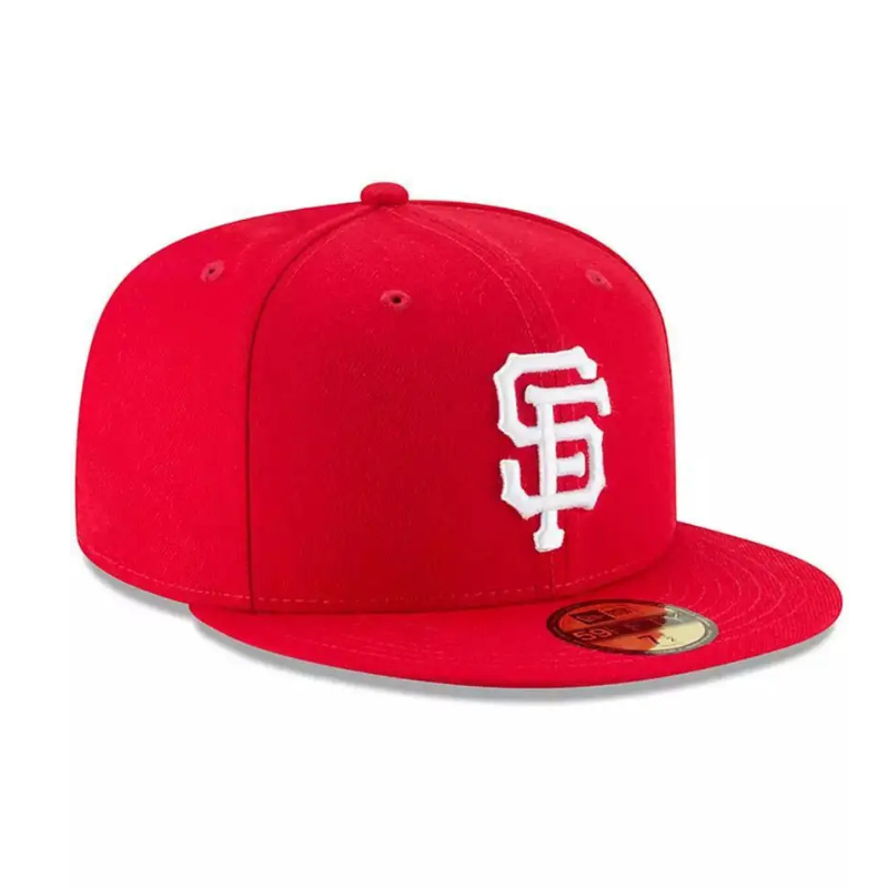 San Francisco Giants Fashion Fitted Hat Red Men's Basic Snapback Hat-Women's Caps-Arimonz-Arimonz