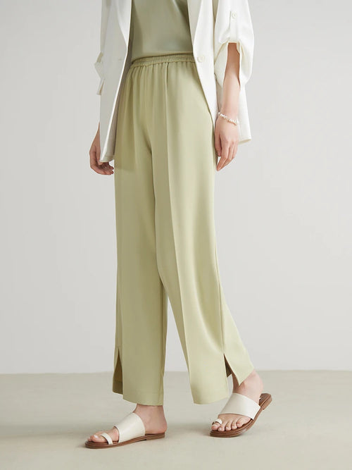 Simple Commuting Style Versatile Straight Casual Pants for Women-Pants-Arimonz-Arimonz