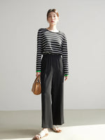 Simple Commuting Style Versatile Straight Casual Pants for Women-Pants-Arimonz-Arimonz