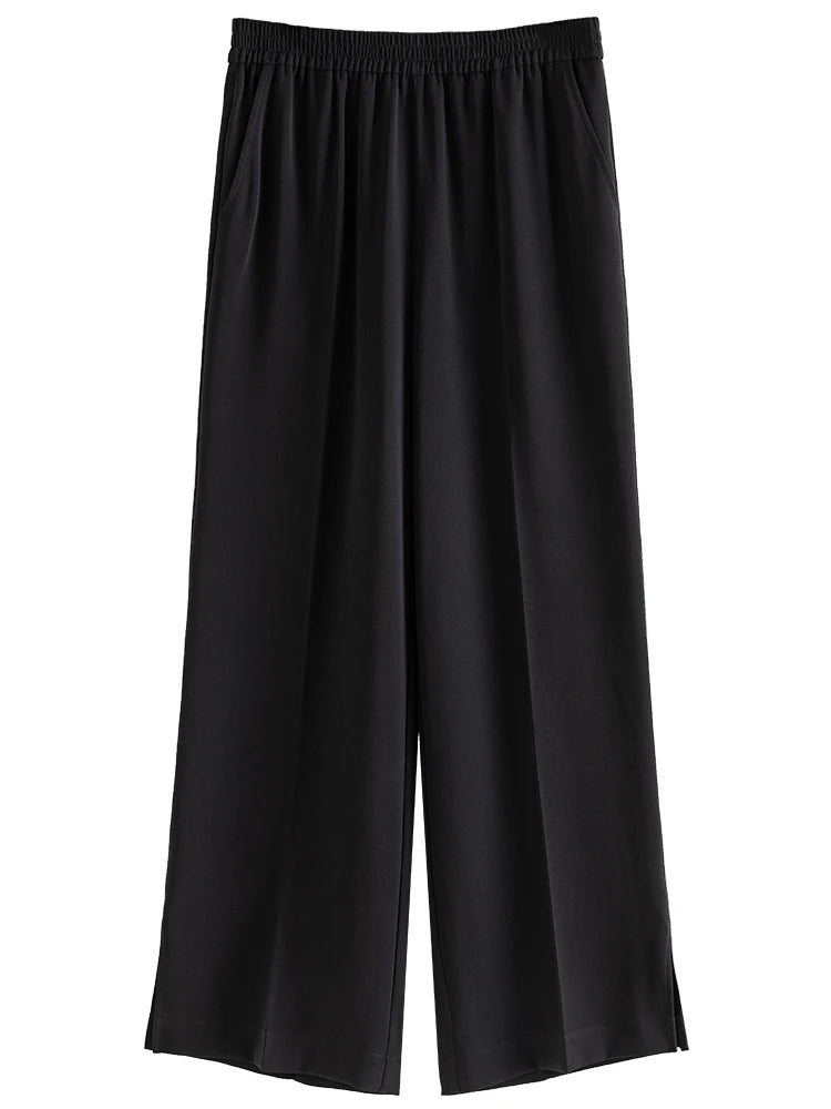 Simple Commuting Style Versatile Straight Casual Pants for Women-Pants-Arimonz-Arimonz