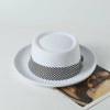 Simple Fashion Bow Wool Top Hat Retro British Style Rolled Brim Hat-Hats-Arimonz-Arimonz