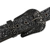 Skull Rhinestone Belts Crystal Studded Diamond Bling Bling Belt-Belts-Arimonz-Arimonz