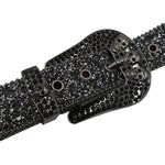 Skull Rhinestone Belts Crystal Studded Diamond Bling Bling Belt-Belts-Arimonz-Arimonz