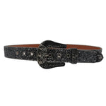 Skull Rhinestone Belts Crystal Studded Diamond Bling Bling Belt-Belts-Arimonz-Arimonz