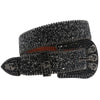 Skull Rhinestone Belts Crystal Studded Diamond Bling Bling Belt-Belts-Arimonz-Black-115CM/45inches-Arimonz