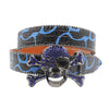 Skull Rhinestone Belts Crystal Studded Diamond Bling Bling Belt-Belts-Arimonz-HWKLT-Blue-105CM/41inches-Arimonz