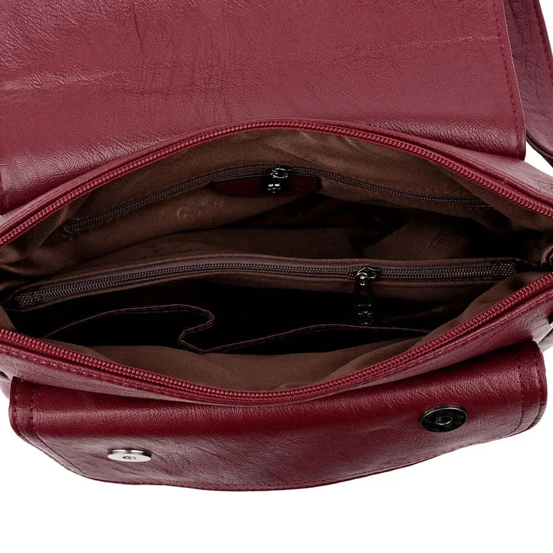 Soft Leather Purse and Handbags Women Bag Designer Women Crossbody Bag-Handbags-Arimonz-Arimonz